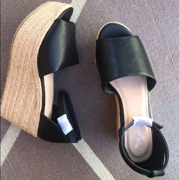 New open toe espadrille wedge 9&10 left - Picture 3 of 6